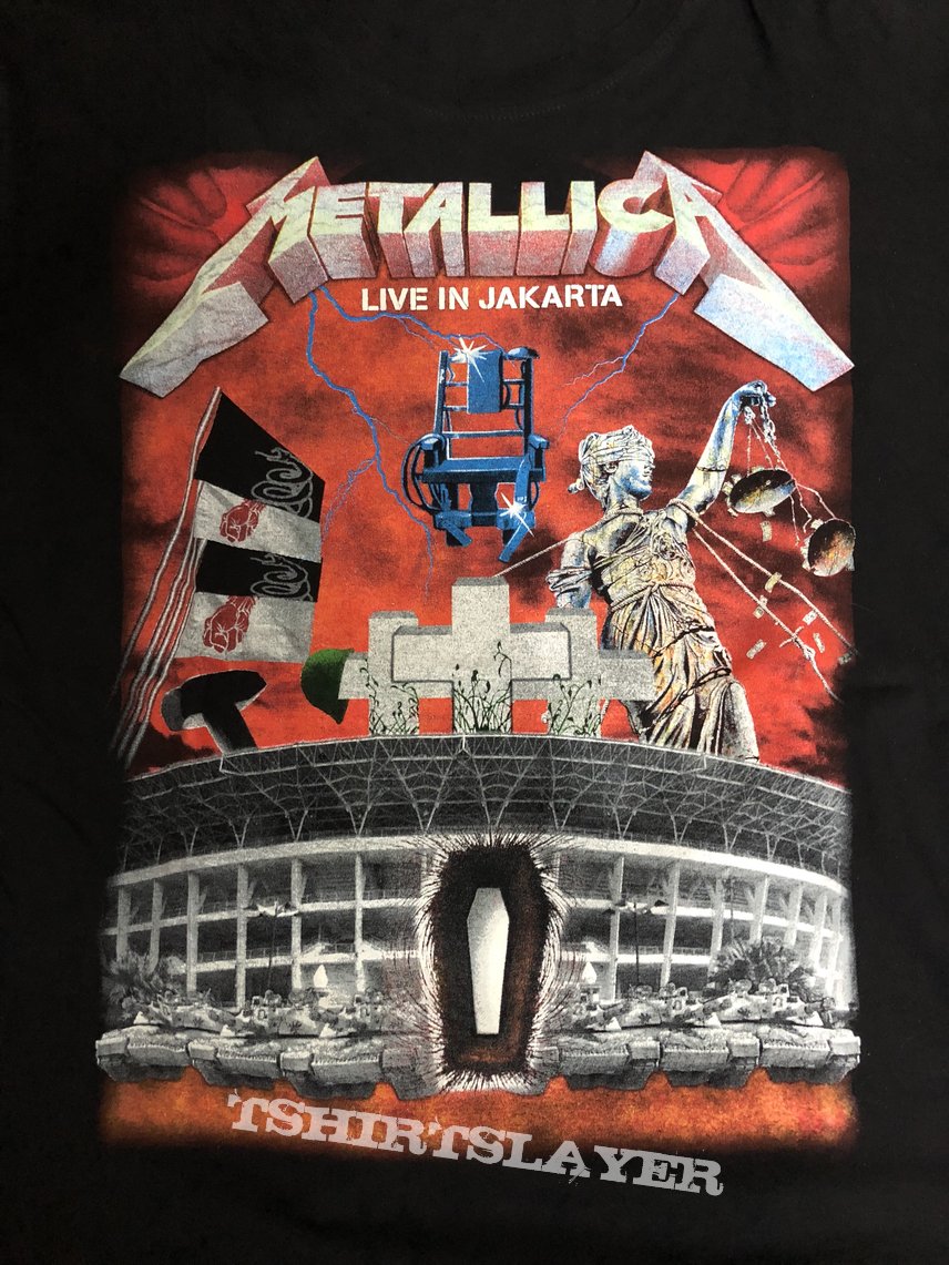 Metallica Live in Jakarta 2013 Shirt