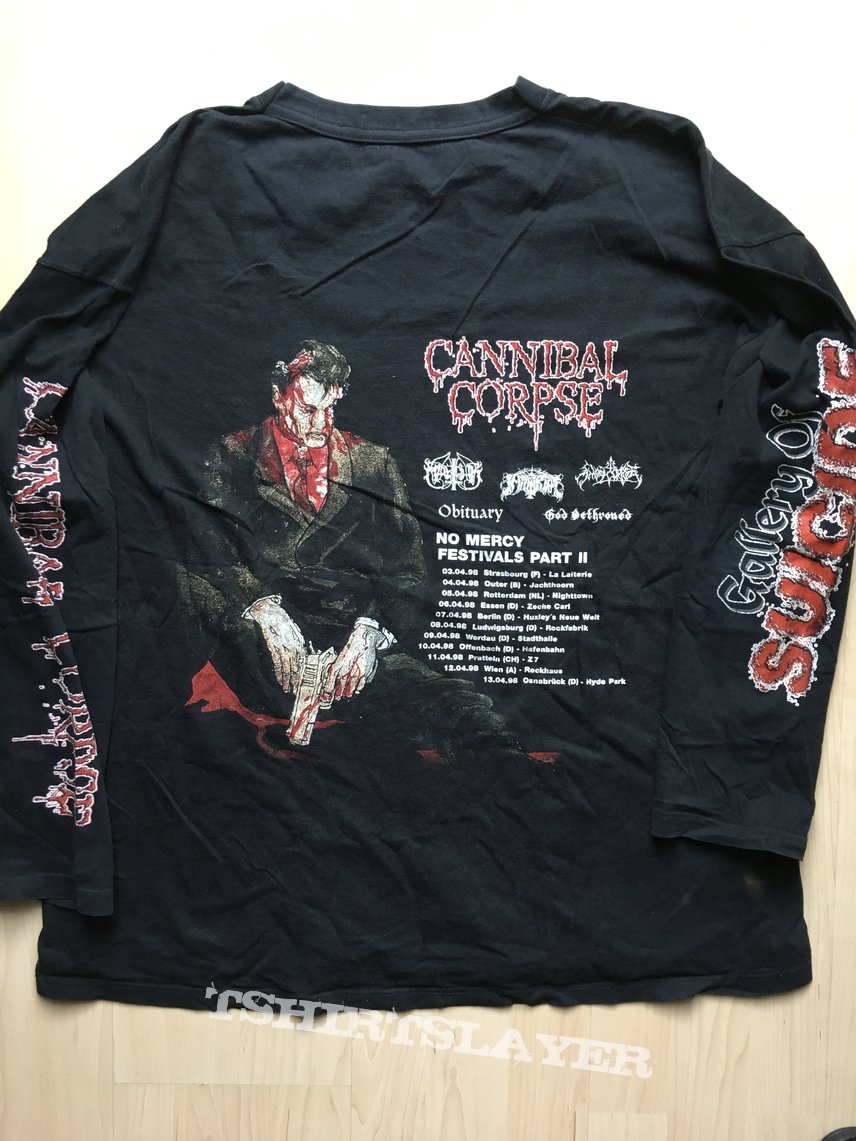 Cannibal Corpse &quot;Gallery Of Suicide&quot; Tour Longsleeve