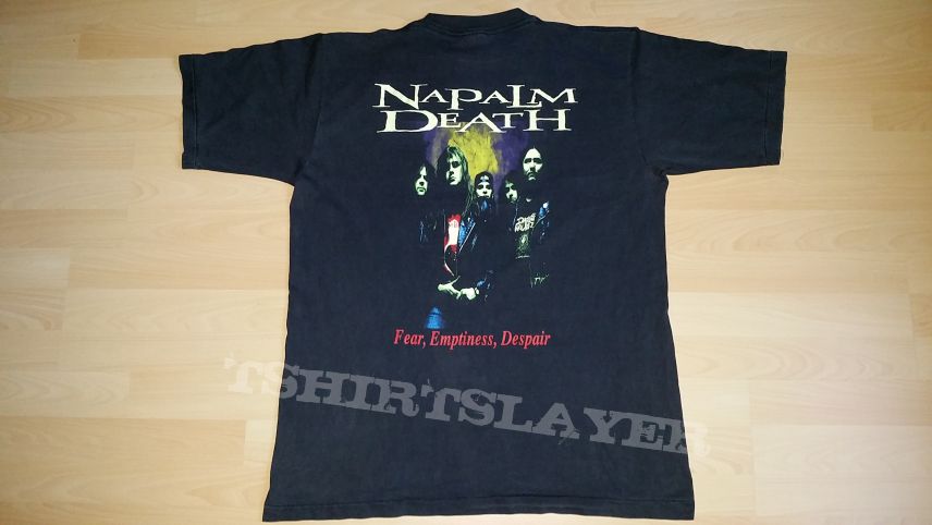 Napalm Death-Fear Emptiness Despair,shirt 1994