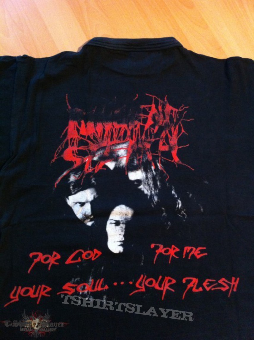 TShirt or Longsleeve - PUNGENT STENCH-For God your Soul....for me your Flesh T-shirt,1990 original,old version