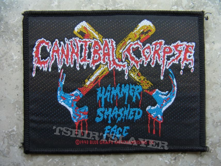 Cannibal Corpse-Hammer Smashed Face patch,1993