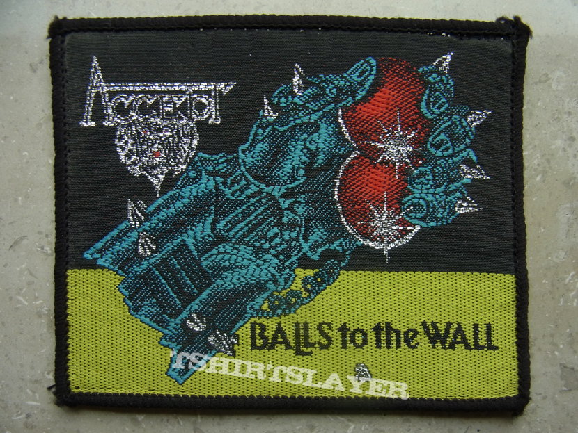 ACCEPT-Balls to the Wall,original patch,1983