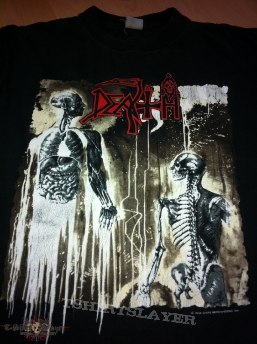 DEATH-Human Tourlongsleeve,1991 original Blue Grape Merchandising