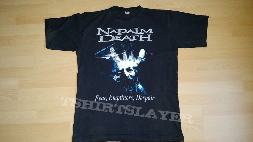 Napalm Death-Fear Emptiness Despair,shirt 1994