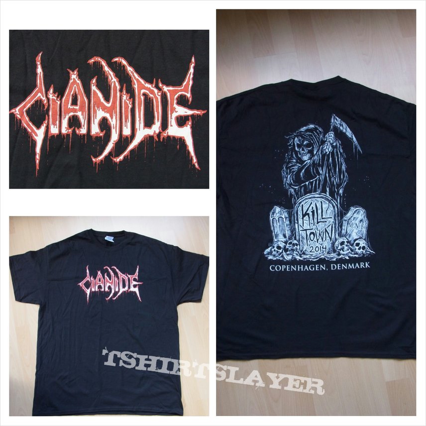 Cianide-Kill Town Festival shirt,official 2014