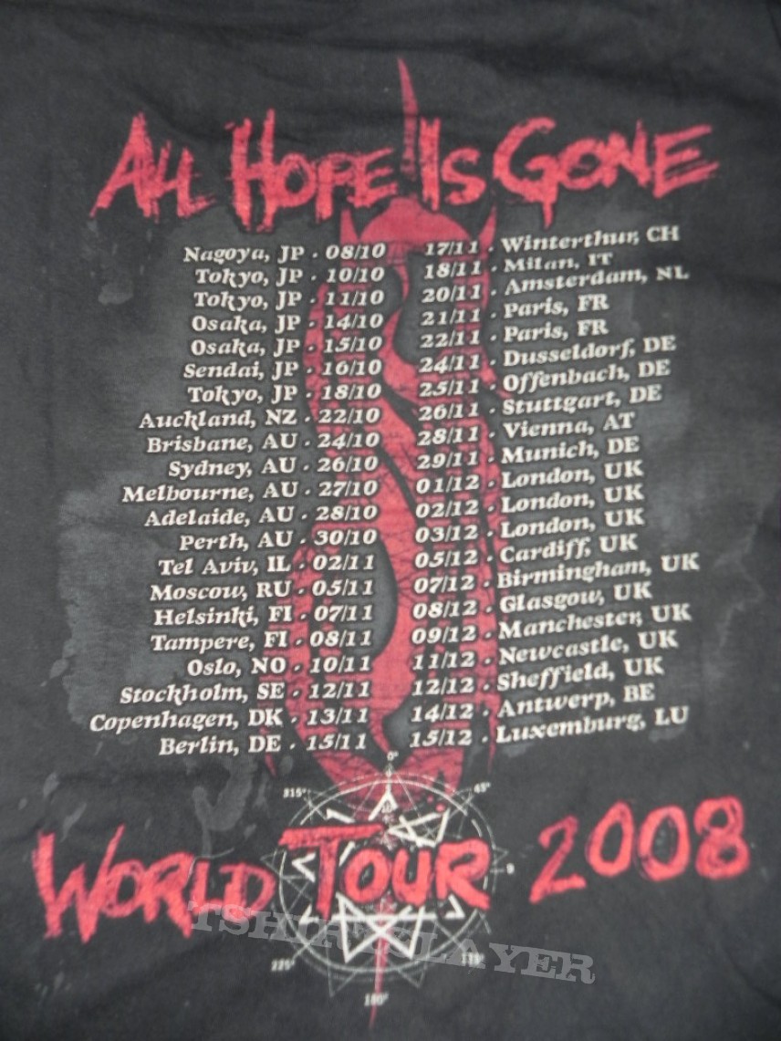 TShirt or Longsleeve - Slipknot - World Tour 2008