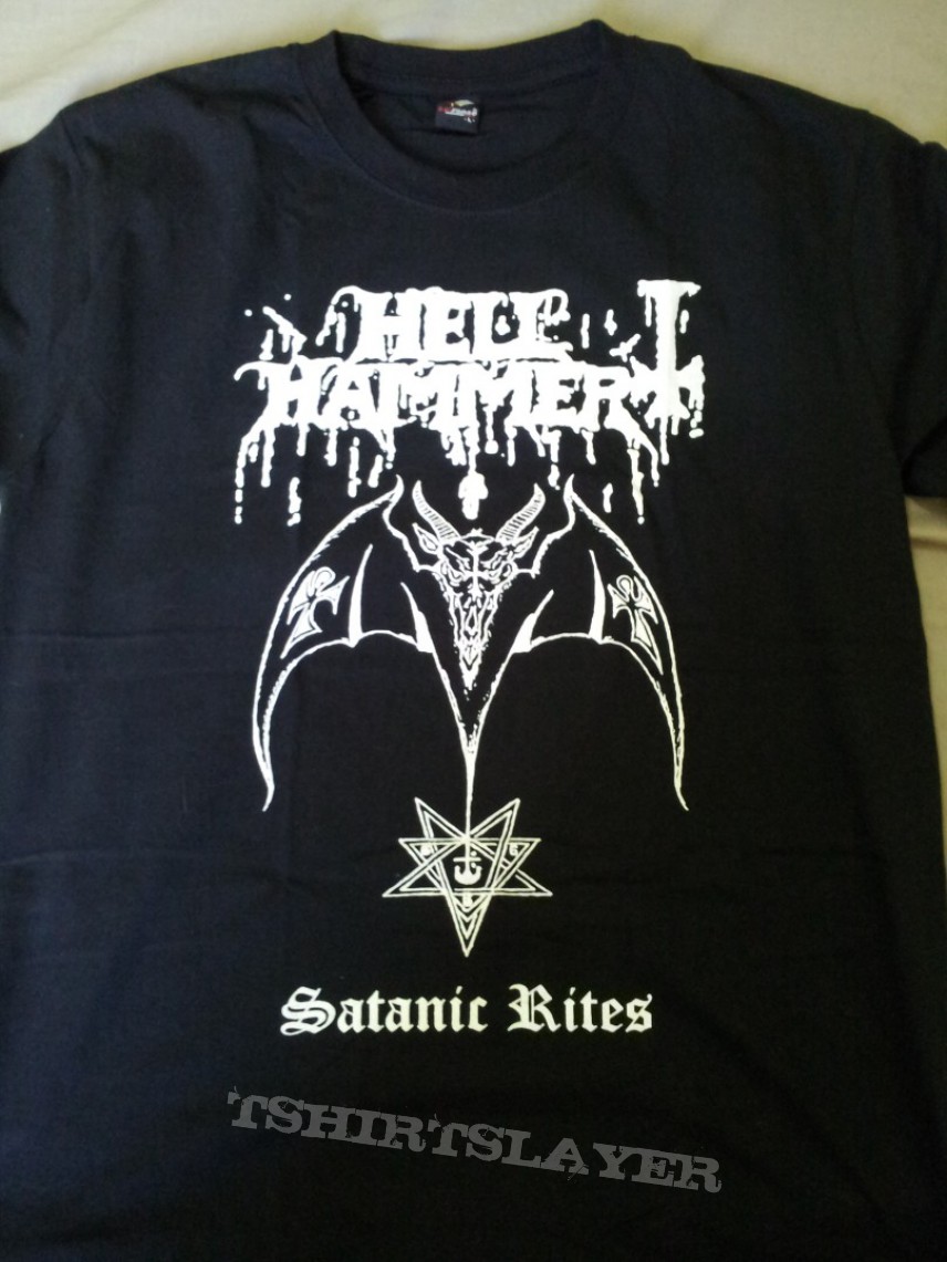 TShirt or Longsleeve - Hellhammer - Satanic Rites