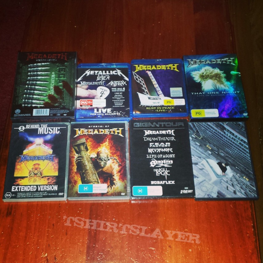 Megadeth DVD and Blurays