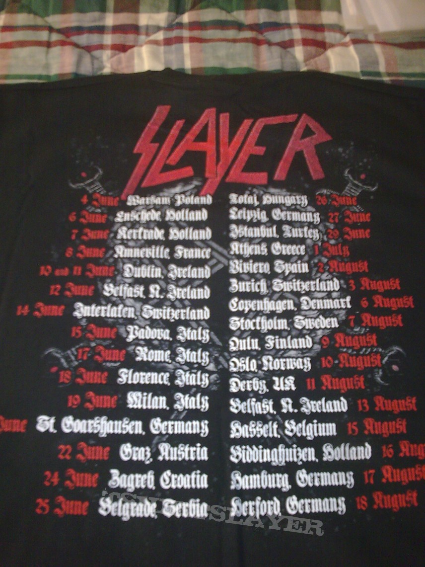 Slayer 2013 Tour T - Shirt