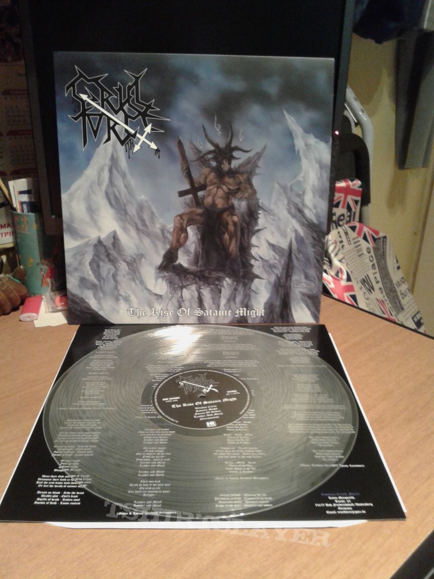 Cruel Force ‎– The Rise Of Satanic Might (Ultra Clear Lp)