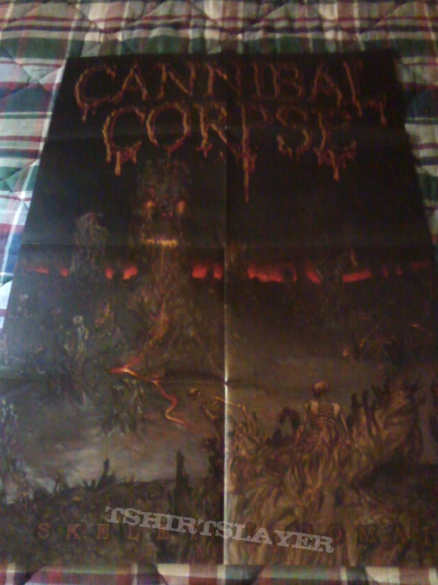 Cannibal Corpse ‎– A Skeletal Domain LP ( Nuclear Green/Black )