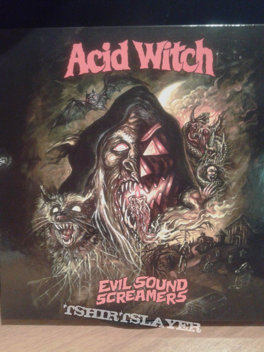 Acid Witch ‎– Evil Sound Screamers (White/Red/Yellow) Lp