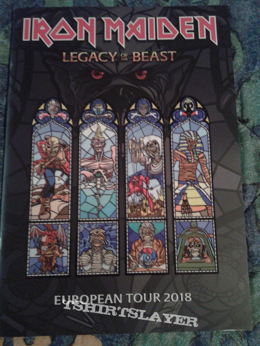 Iron Maiden Legacy Of The Beast Tourbook