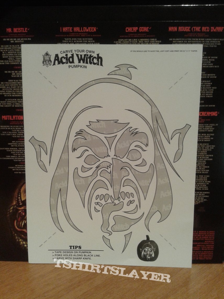 Acid Witch ‎– Evil Sound Screamers (White/Red/Yellow) Lp