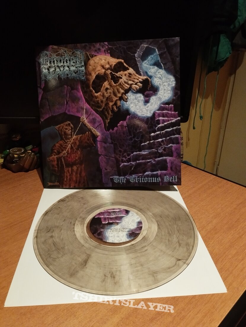 Hooded Menace – The Tritonus Bell  (Crystal Clear &amp; Black Marbled LP)
