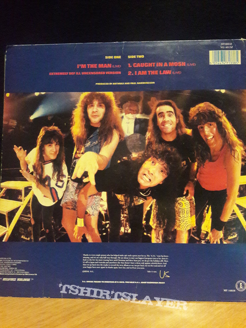 Anthrax ‎– I&#039;m The Man lp