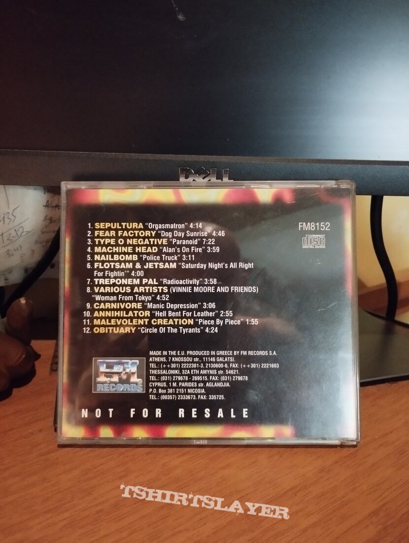 Sepultura Greek Metal Hammer CD N3 - Explosive Metal Cover Versions Sepultura Greek Metal Hammer CD N3 - Explosive Metal Cover Versions