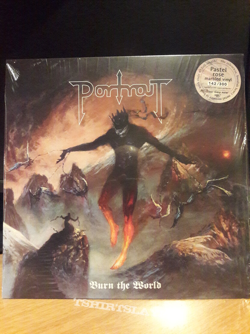 Portrait – Burn The World  (Pastel Rose marbled LP)