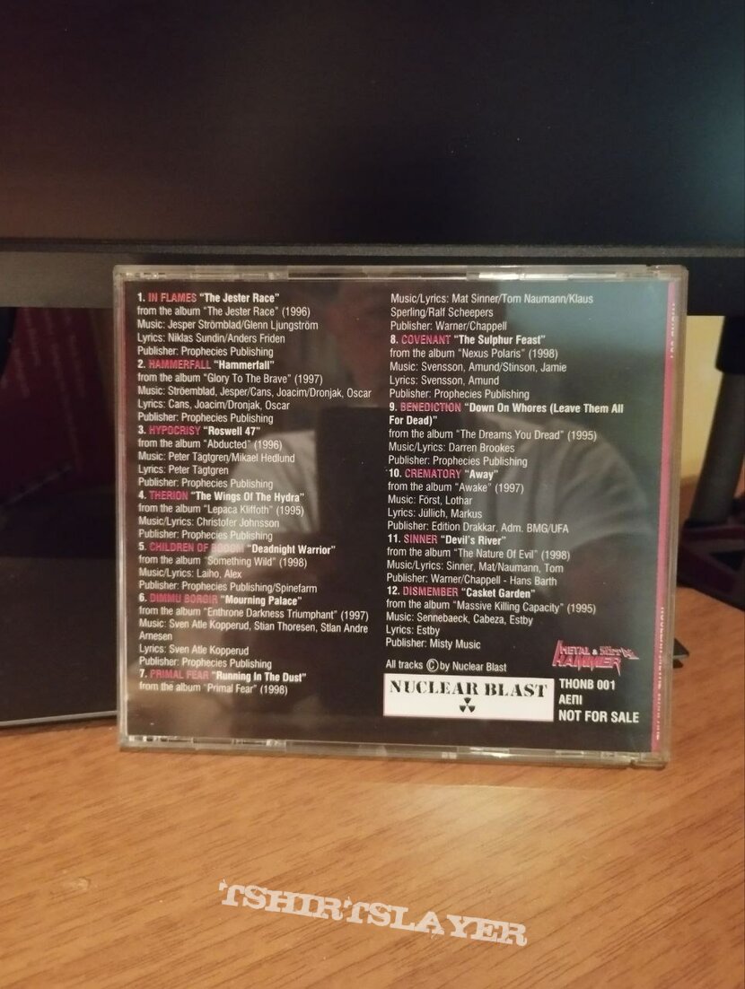 Hypocrisy Greek Metal Hammer CD N16 - The History Of Nuclear Blast - Nuclear Metal Warfare