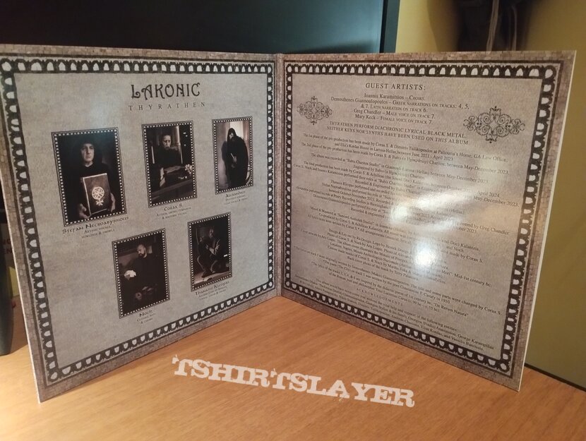 Thyrathen – Lakonic (White Marbled LP) Thyrathen – Lakonic (White Marbled LP)