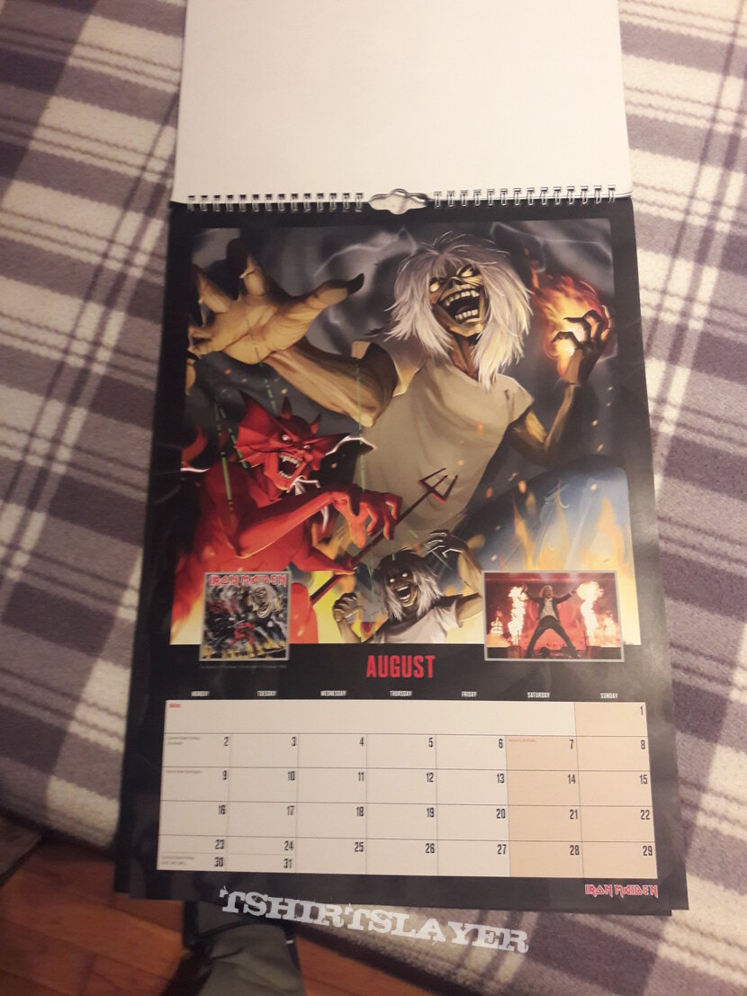 Iron Maiden 2021 Calendar Iron Maiden 2021 Calendar