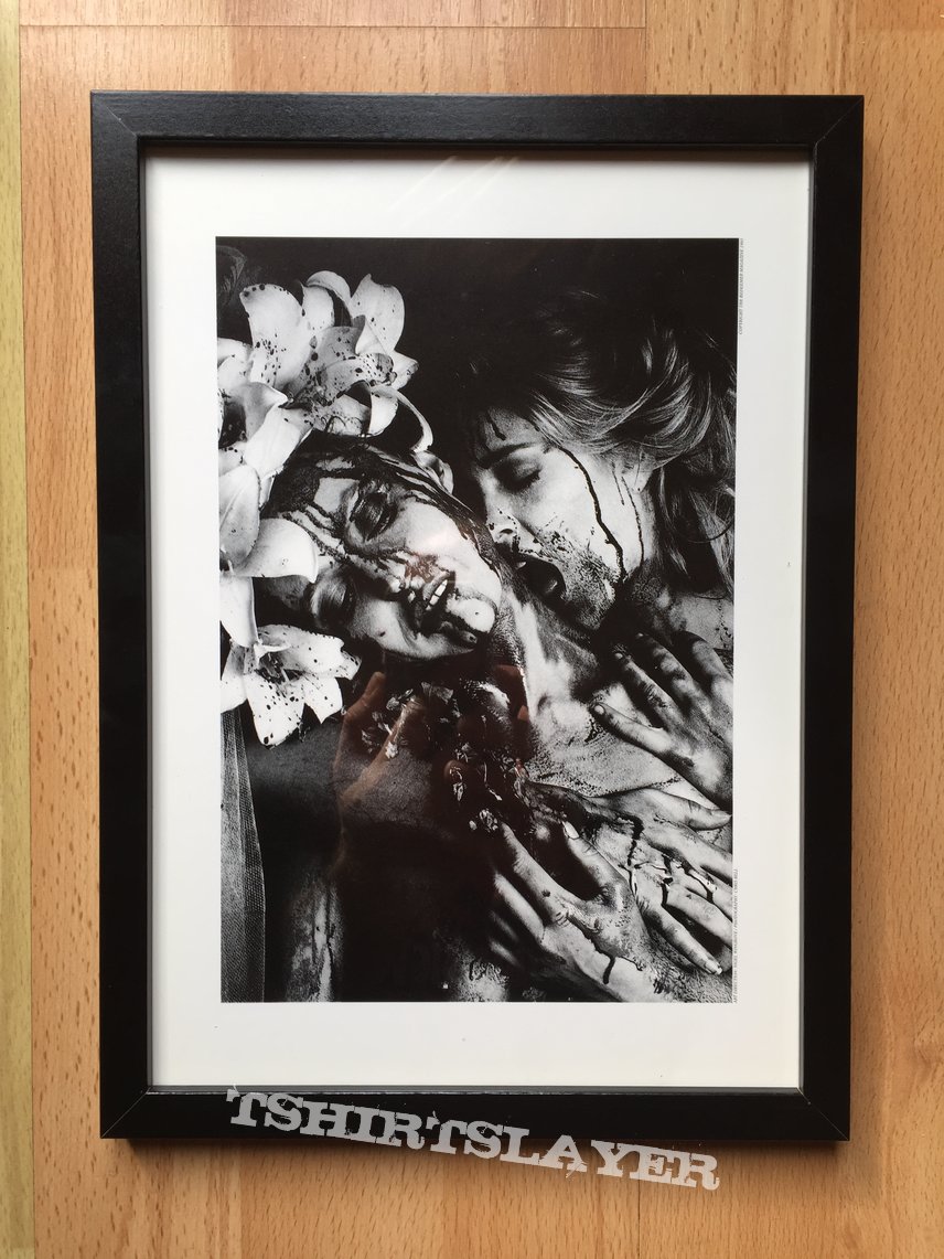 Cradle of Filth original artwork prints (&#039;Principle of Evil Made Flesh&#039;, &#039;Dusk... And Her Embrace&#039;) Nigel Wingrove