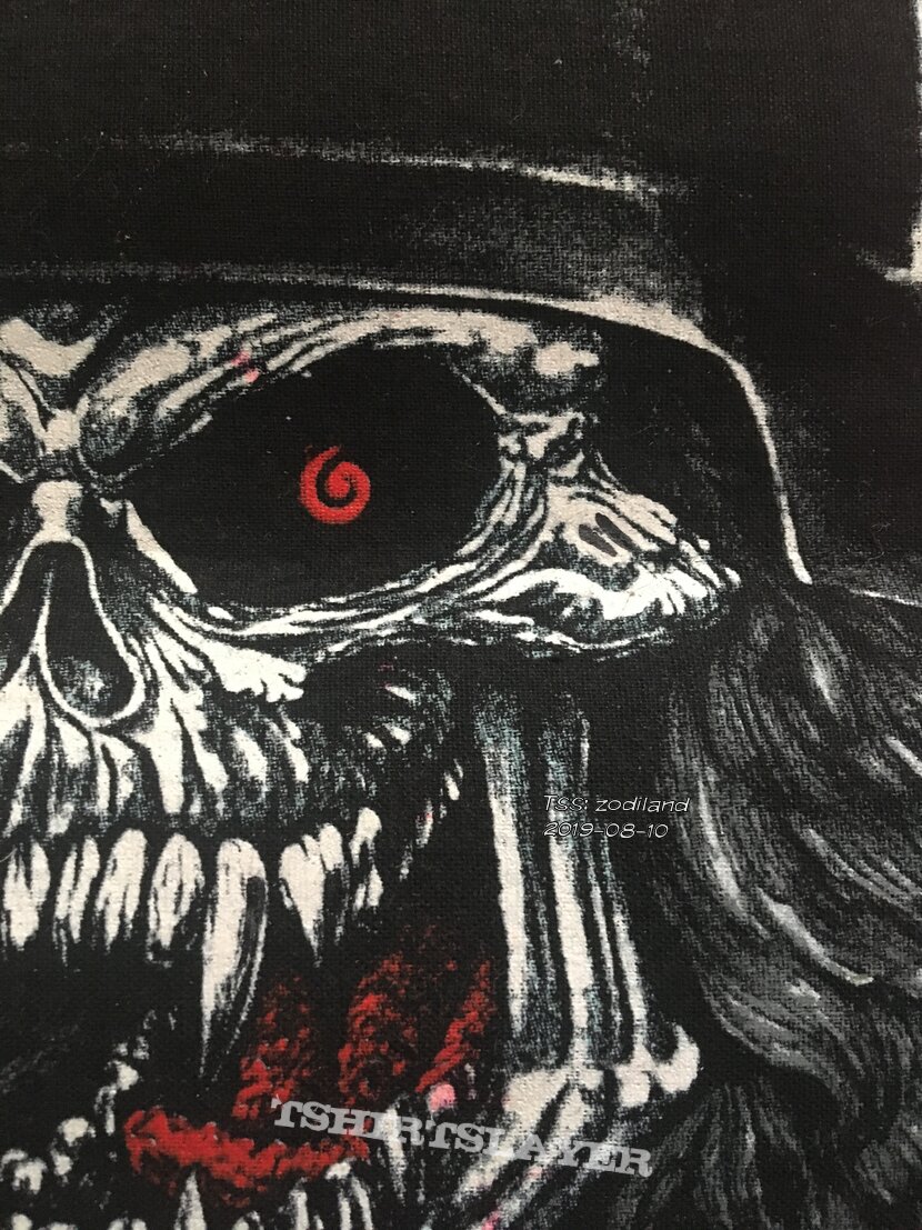 Slayer slaytanic wehrmacht back patch official 1990 Slayer slaytanic wehrmacht back patch official 1990