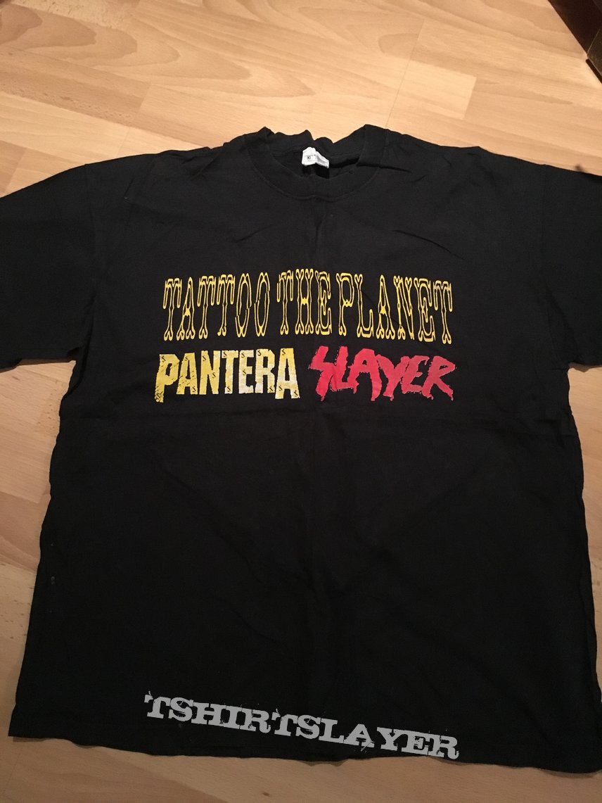 Slayer Tattoo the Planet 2001 | TShirtSlayer TShirt and BattleJacket ...