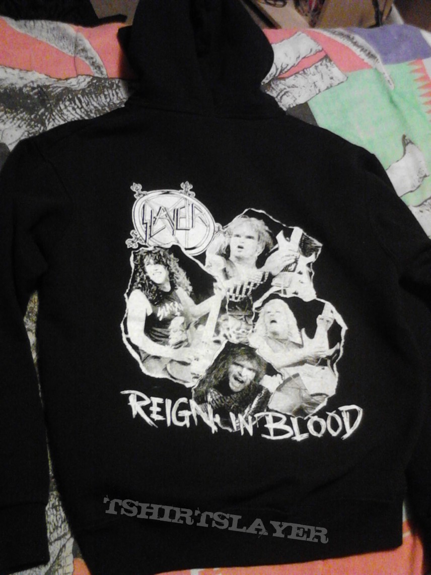 Hooded Top - Slayer Live Undead/Reign In Blood vintage hoodie