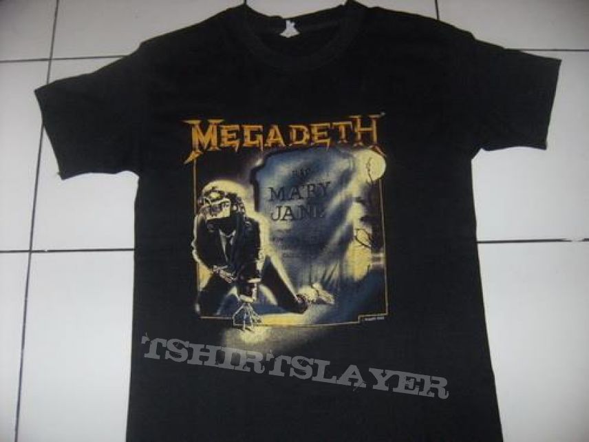 Megadeth, Megadeth Mary Jane 1988 TShirt or Longsleeve (gigin's ...