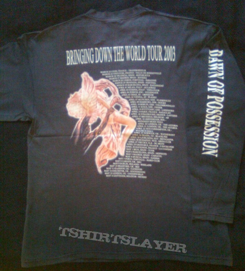 TShirt or Longsleeve - Immolation - Bringing Down the World Tour 2003 longsleeve