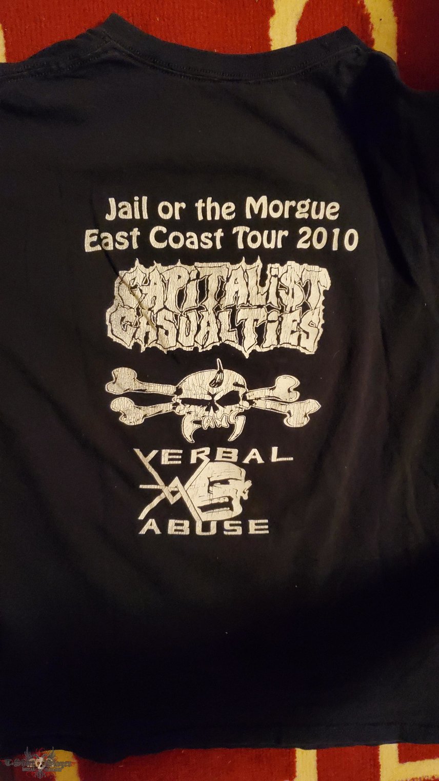 Capitalist Casualties 2010 Tour Shirt