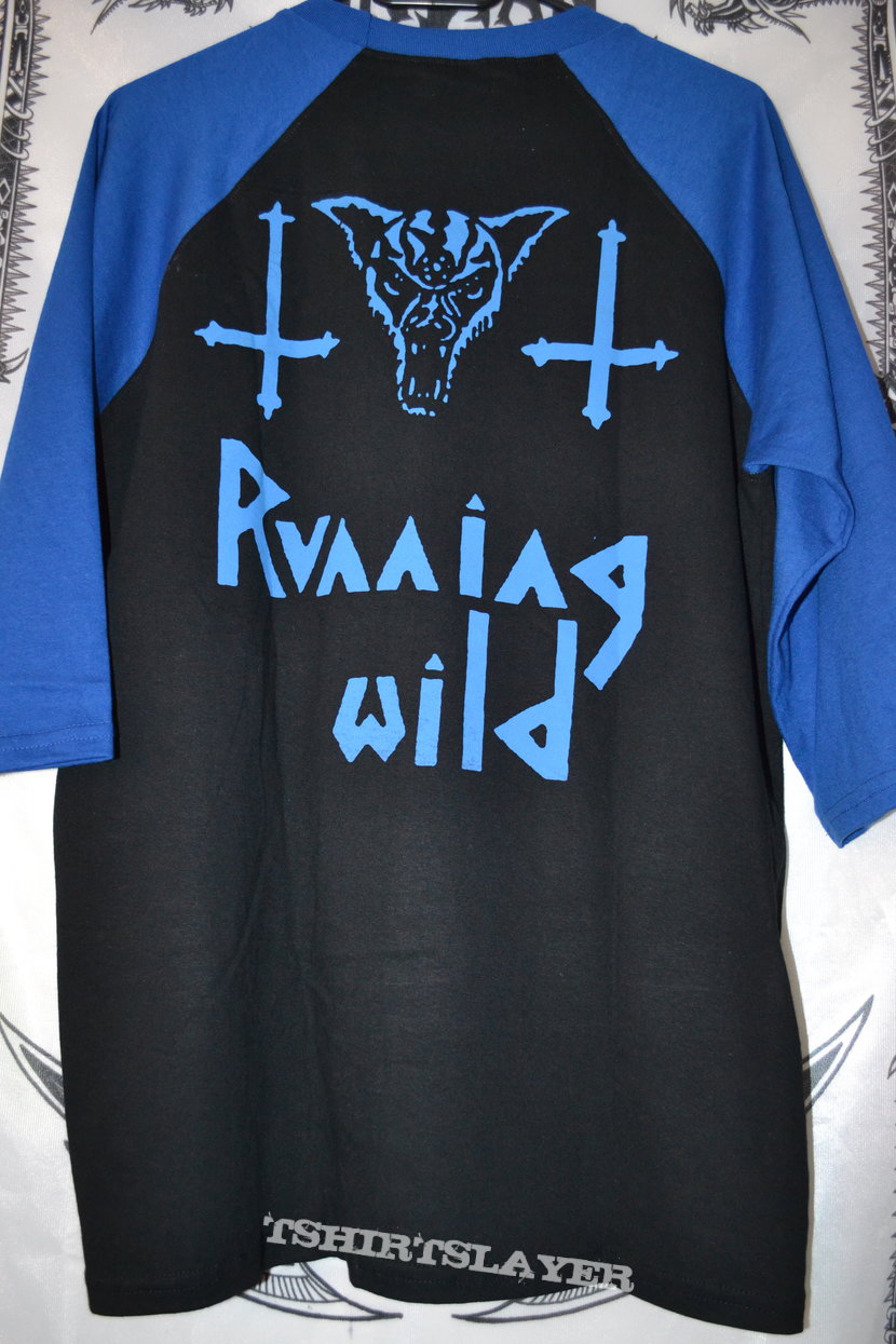 Running Wild - Gates To Purgatory raglan/baseball shirt