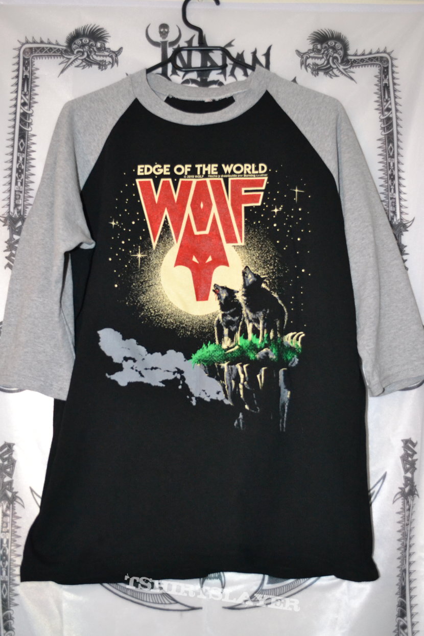 Wolf - Edge Of The World  raglan/baseball shirt