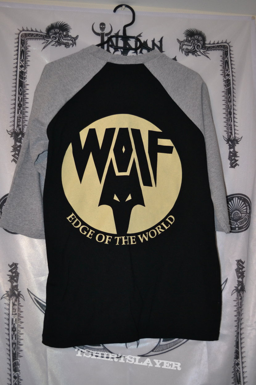 Wolf - Edge Of The World  raglan/baseball shirt