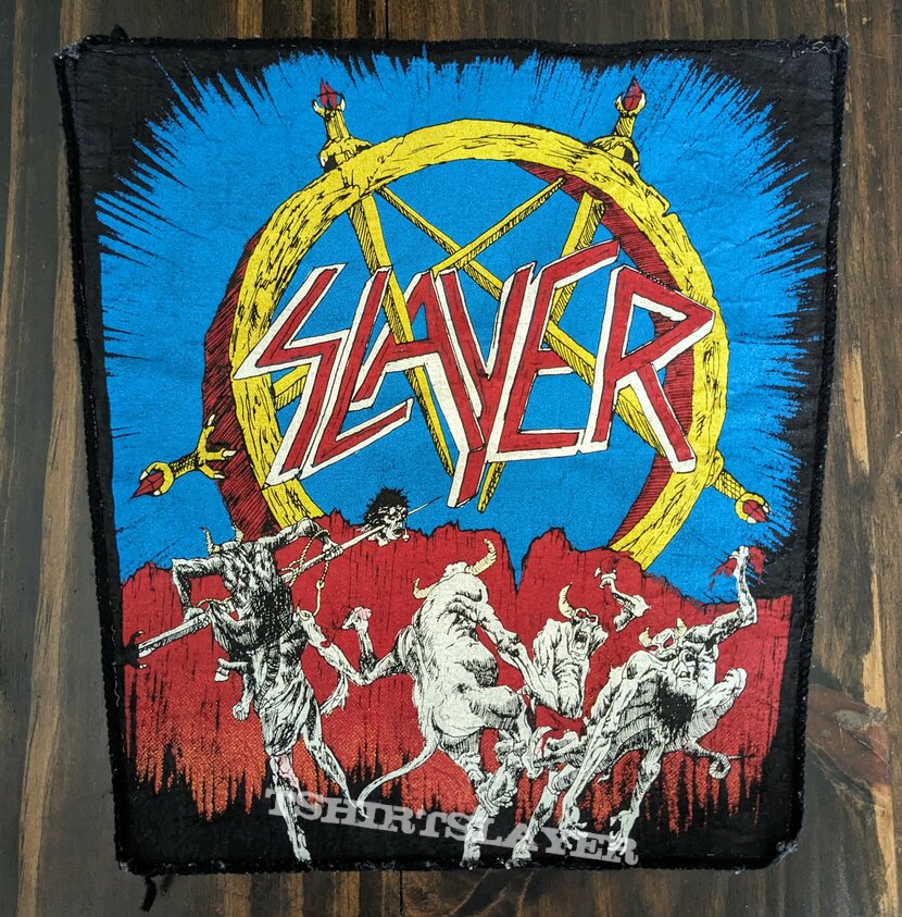 Slayer, Slayer Hell awaits back patch Patch (archive's)