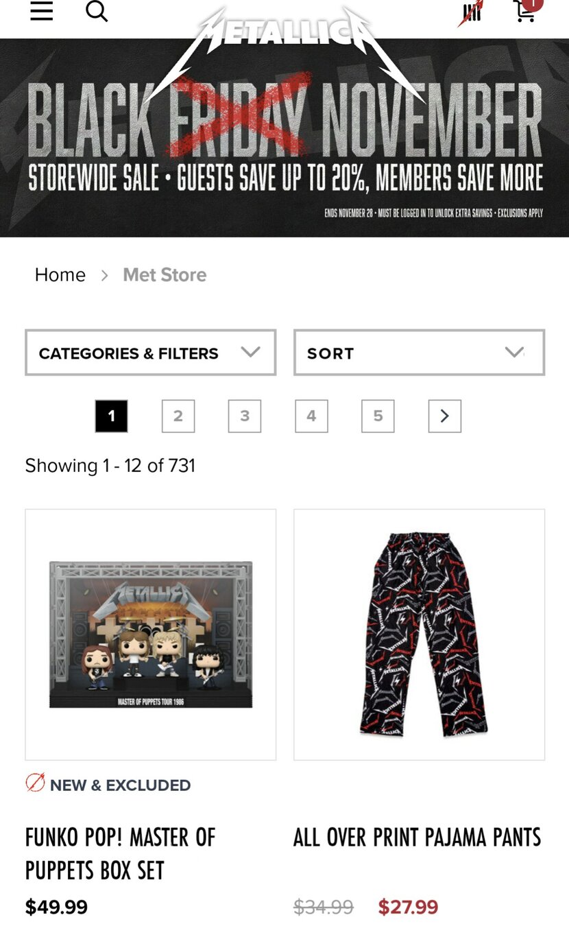 Metallica MoP Funko Metallica MoP Funko