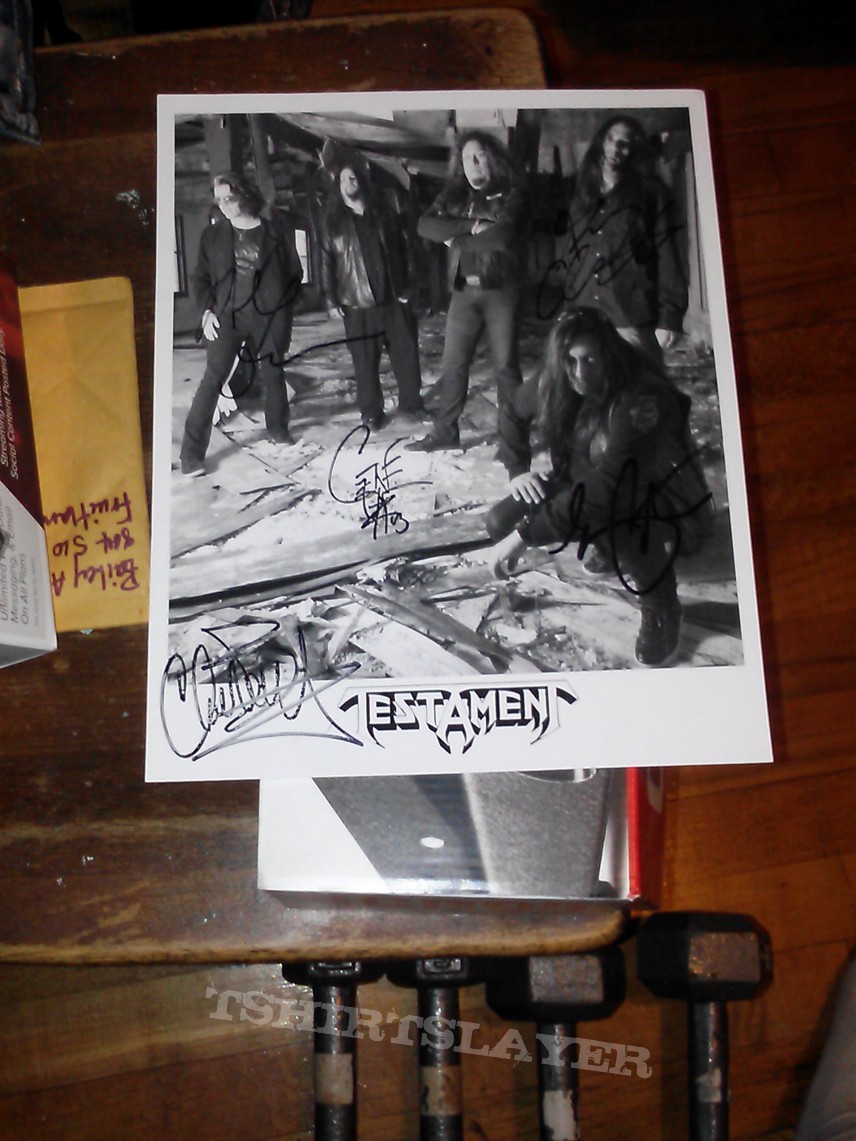 Other Collectable - Testament signed 