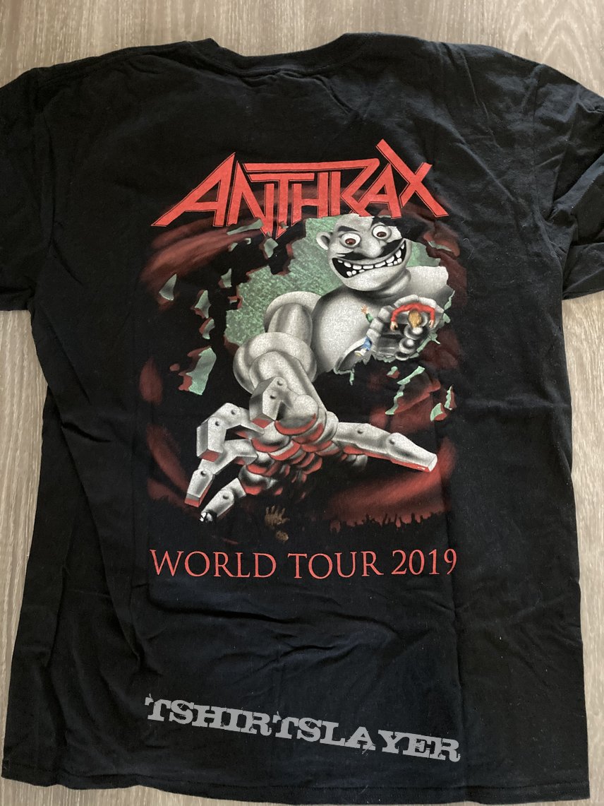 anthrax tour shirt