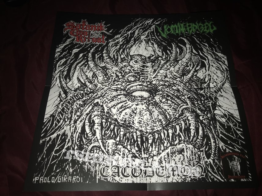 Satanik Goat Ritual / Vomit Angel “ Cacodemon” split 7”