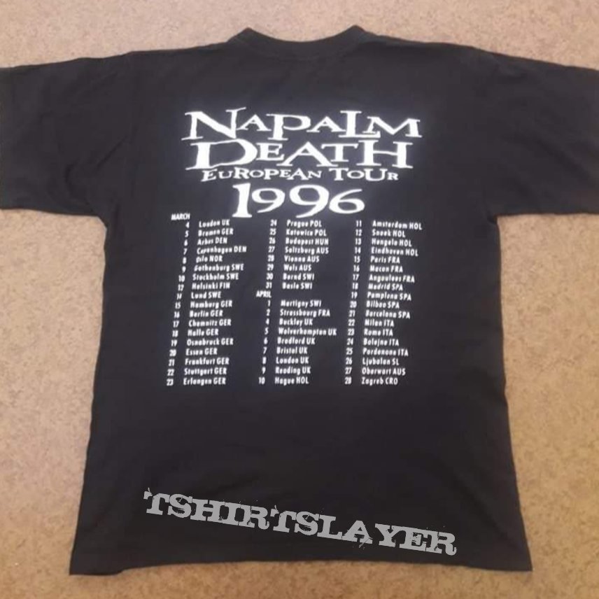 Napalm Death  - European tour 96