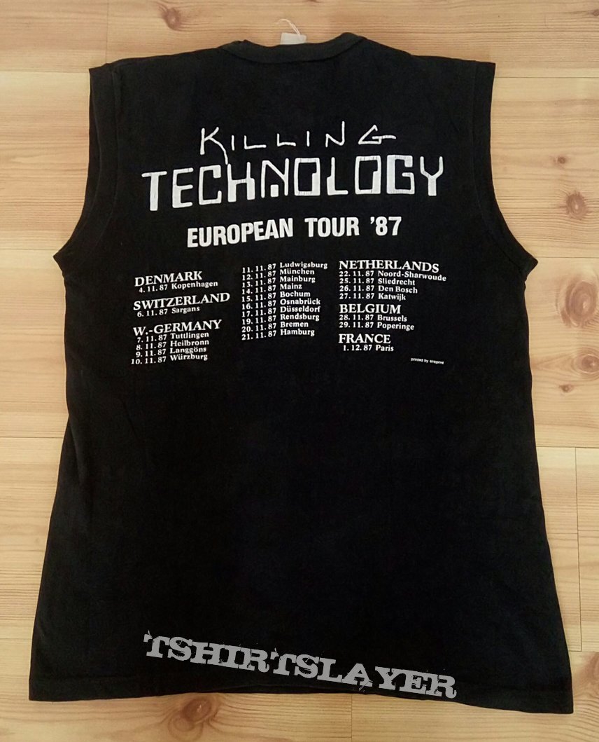 Voivod - killing technology European tour 87 