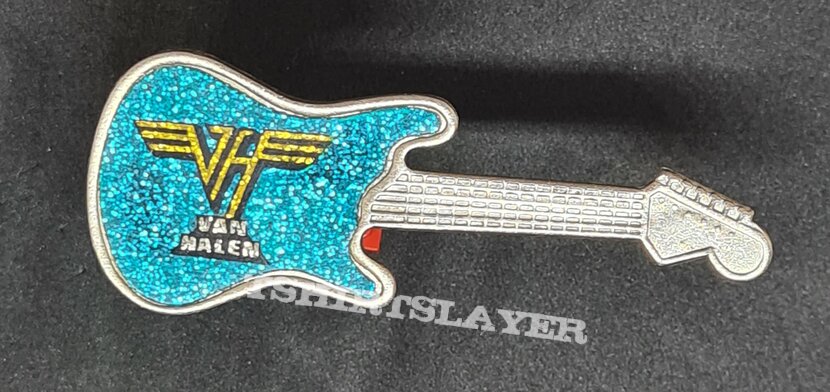 Van Halen Vah Halen guitar shaped pin