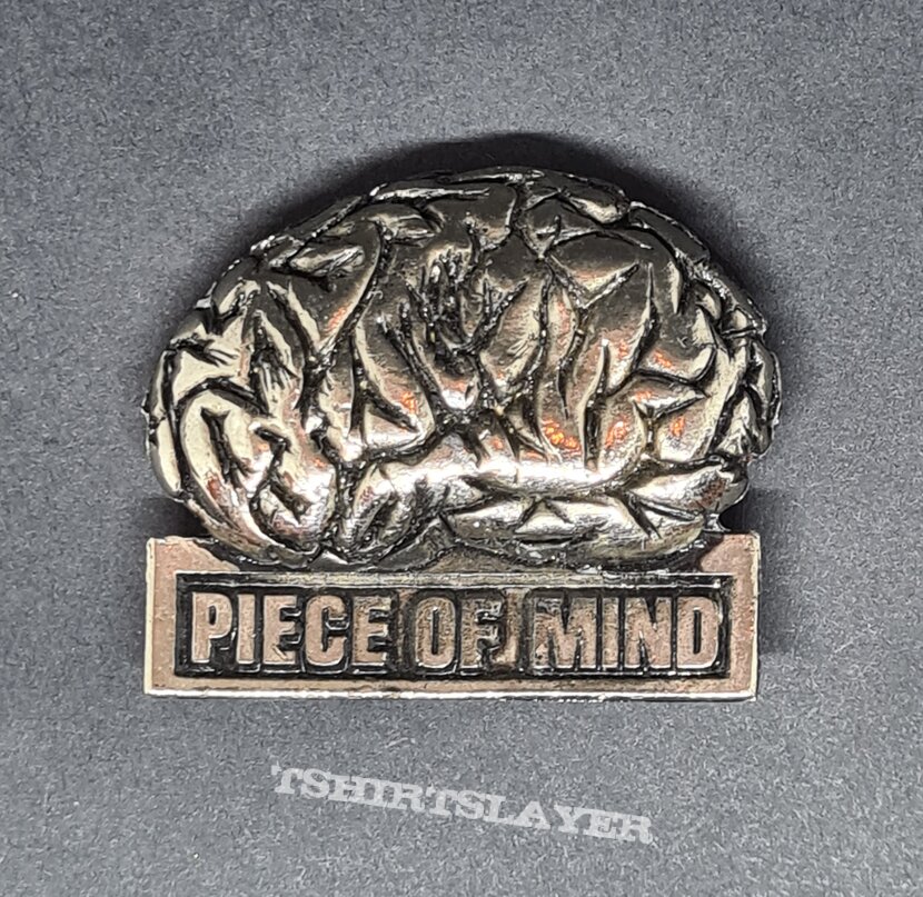 Iron maiden piece of mind badge