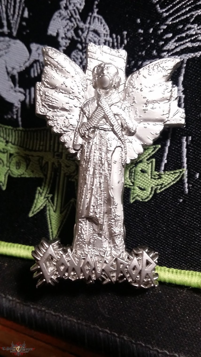 Conqueror Ross Bay Angel pin