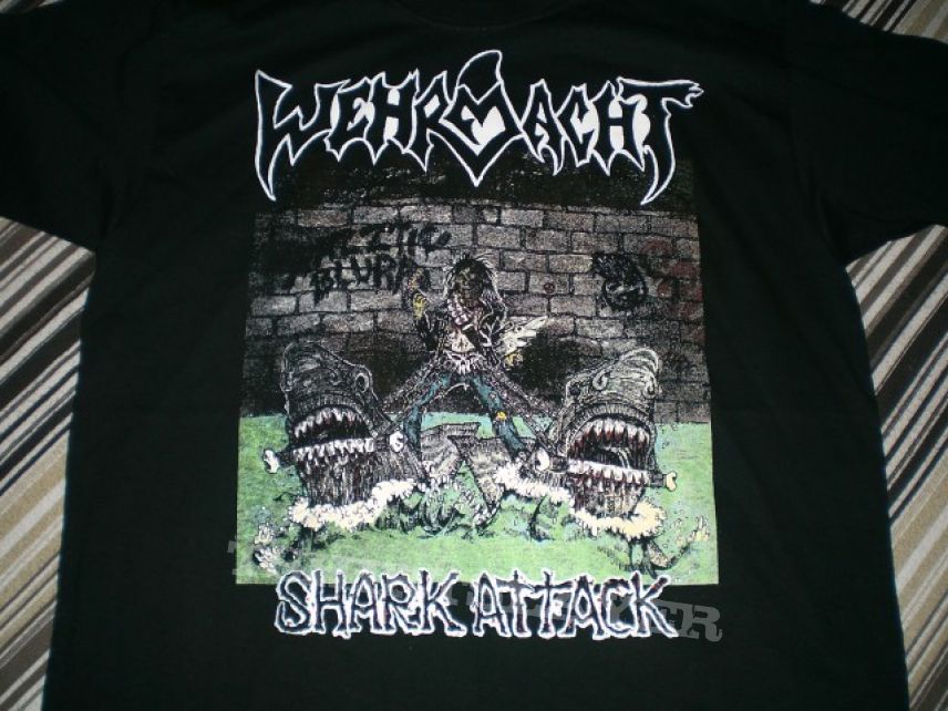 SHARK Records Logo Shirt  TShirtSlayer TShirt and BattleJacket