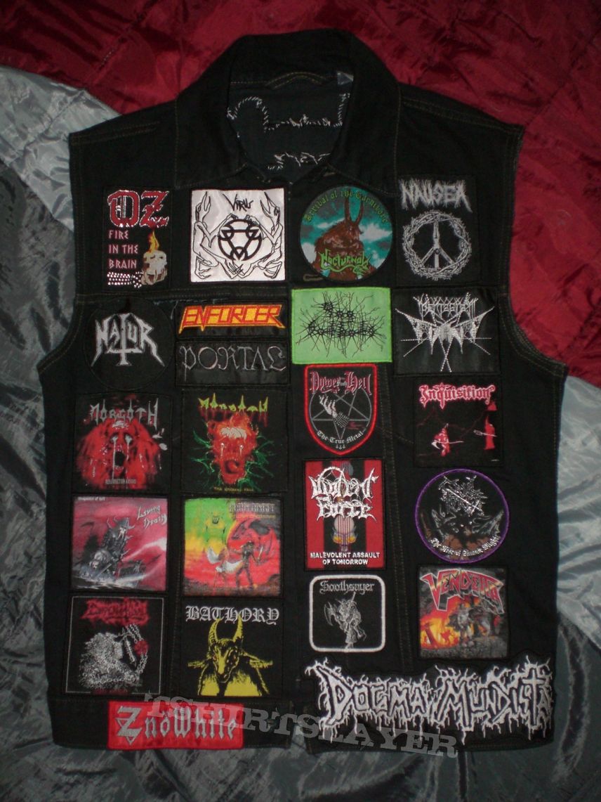 Morgoth My first vest, ready for the chaos and metal!!! (front final update).