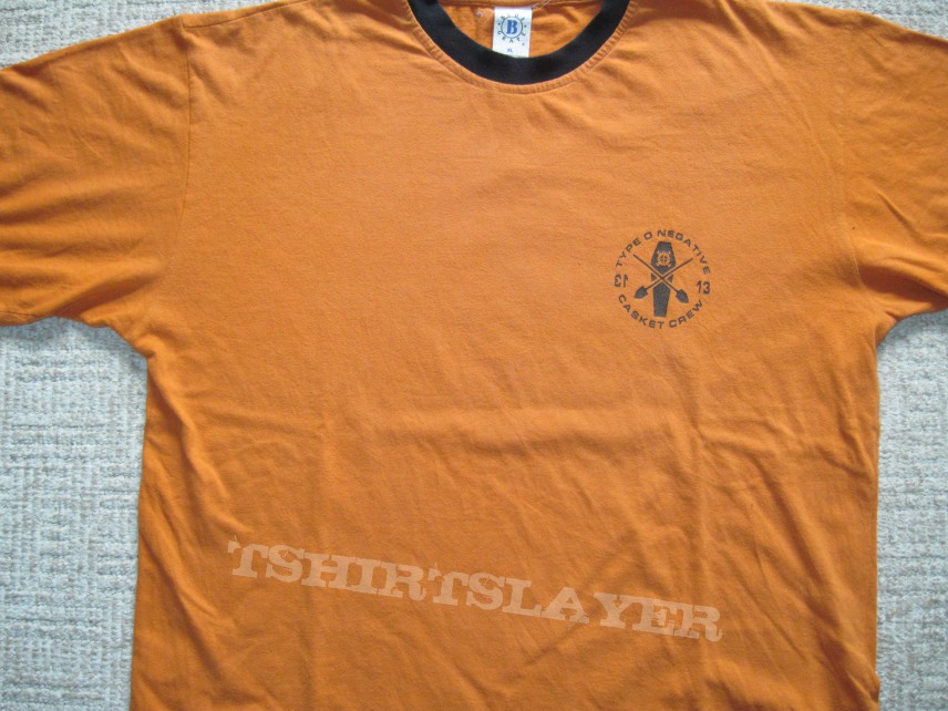 Type O Negative(orange) Casket Crew Shirt XL | TShirtSlayer TShirt and ...