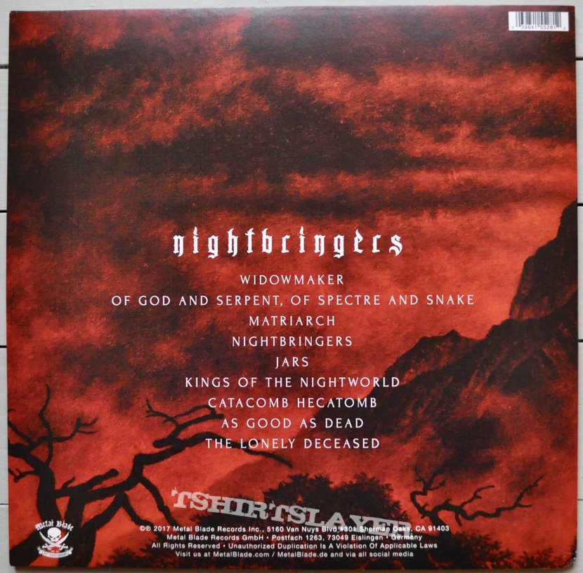 The Black Dahlia Murder ‎– Nightbringers White Vinyl