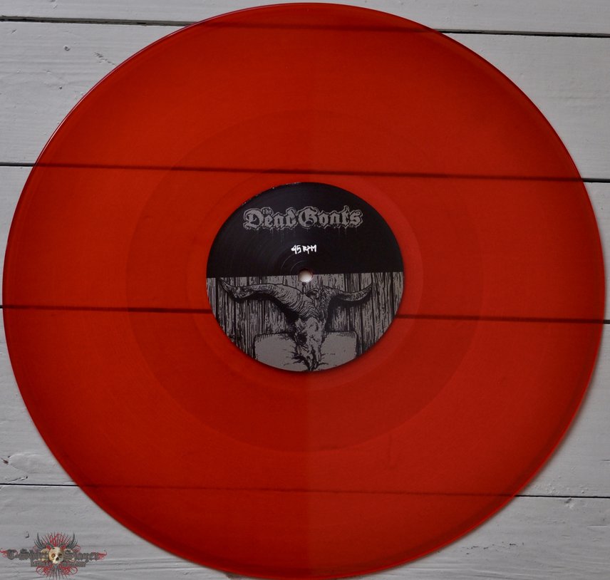 Calm The Fire, The Dead Goats ‎– Calm The Fire / The Dead Goats Red Vinyl